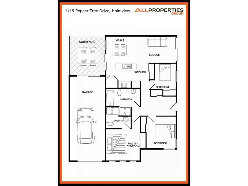 1/19 Pepper Tree Drive, Holmview QLD 4207 Floorplan