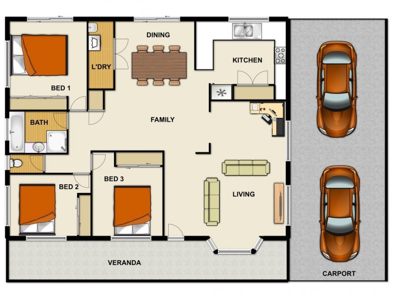 7 Wentworth Tce, Boronia Heights QLD 4124 Floorplan
