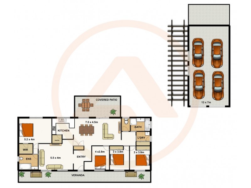 70-72 Jackeroo Court, Jimboomba QLD 4280 Floorplan