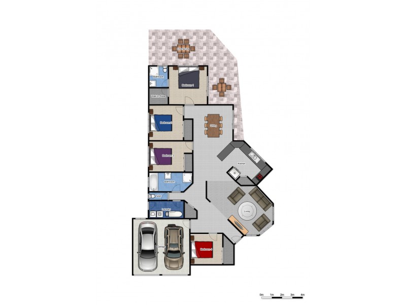 1 Gentian Cl, Drewvale QLD 4116 Floorplan