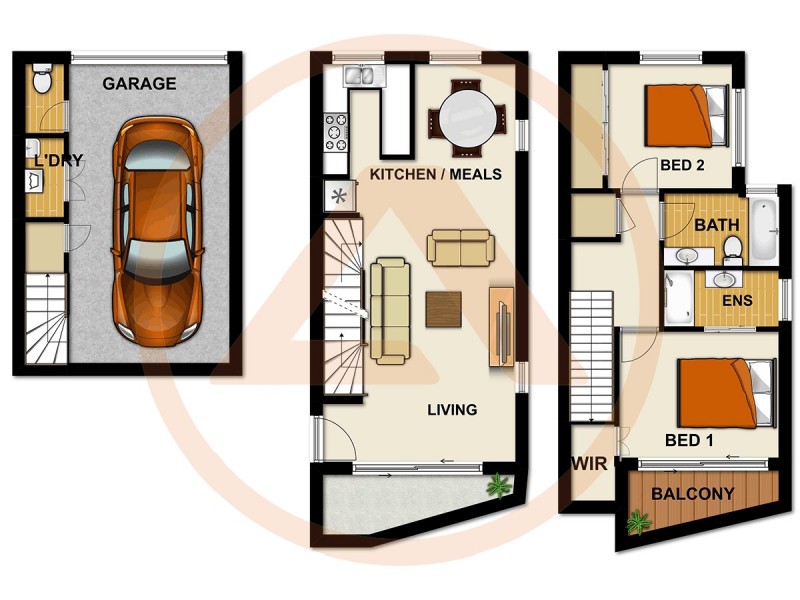 Unit 1/19 Lade Street, Gaythorne QLD 4051 Floorplan