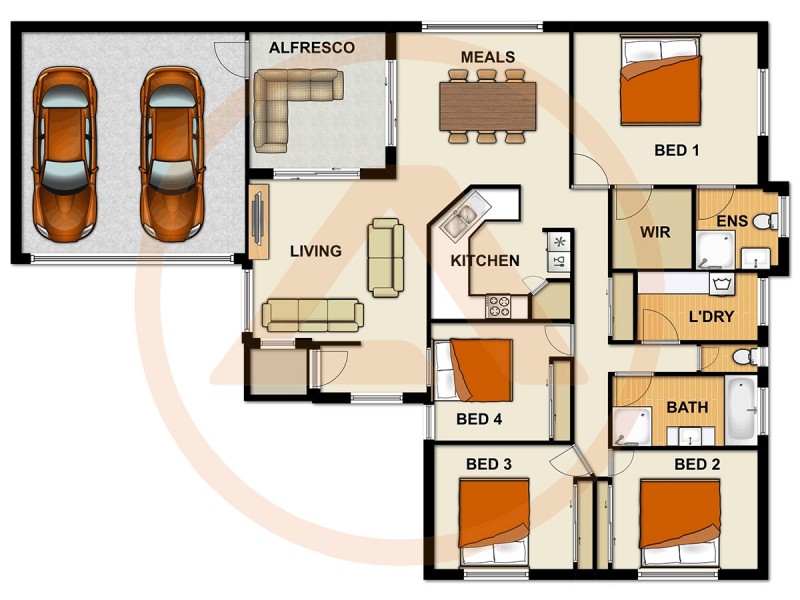 23 Hilltop Crescent, Jimboomba QLD 4280 Floorplan