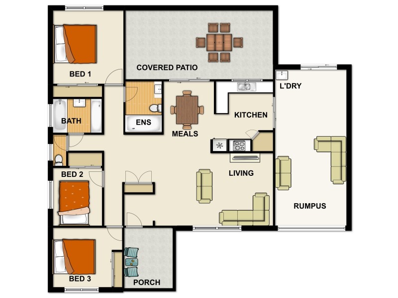 33 Maclean Court, Boronia Heights QLD 4124 Floorplan