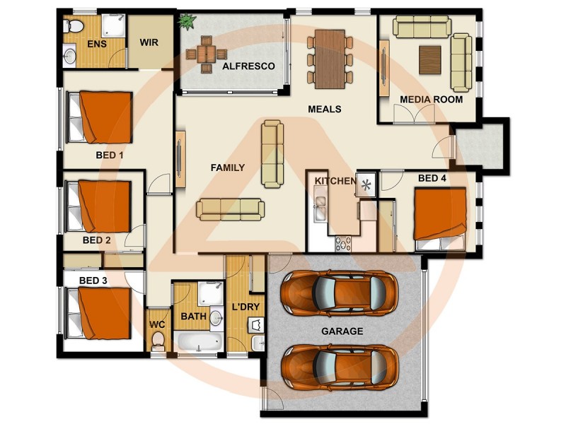 43 HILLEND AVENUE, Hillcrest QLD 4118 Floorplan