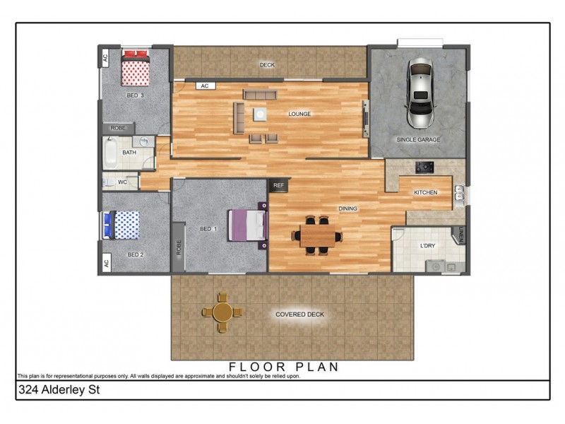 324 Alderley st, Kearneys Spring QLD 4350 Floorplan