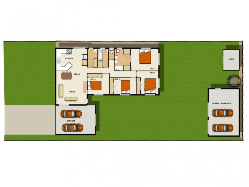 11 Wentworth Tce, Boronia Heights QLD 4124 Floorplan