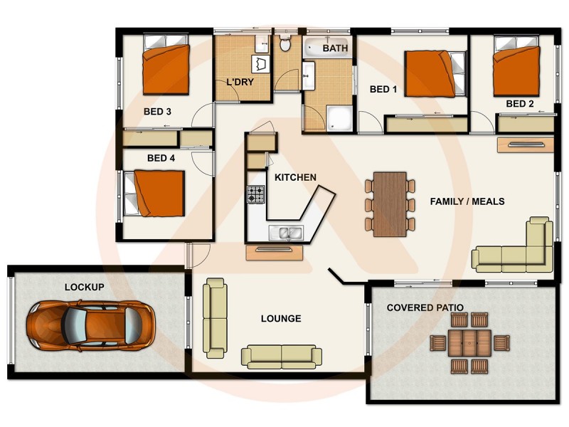 5 IBROX CT, Regents Park QLD 4118 Floorplan