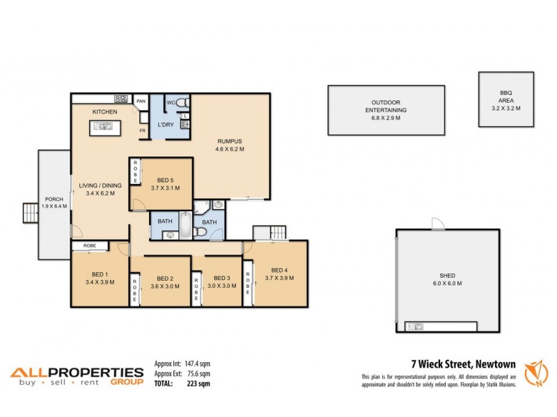 7 Wieck St, Newtown QLD 4350 Floorplan