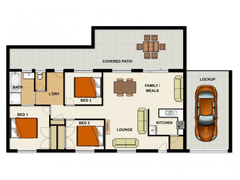 15 Melbury st, Browns Plains QLD 4118 Floorplan