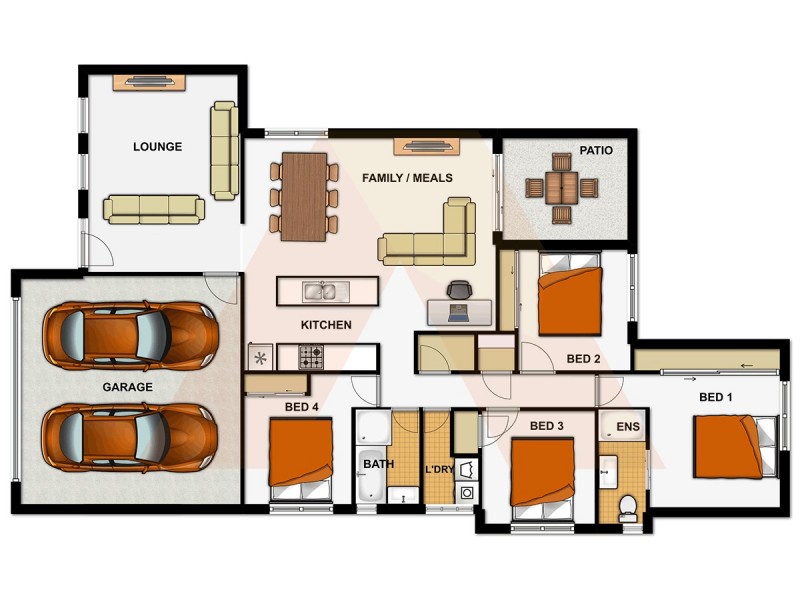 3 Callistemon Street, Heathwood QLD 4110 Floorplan