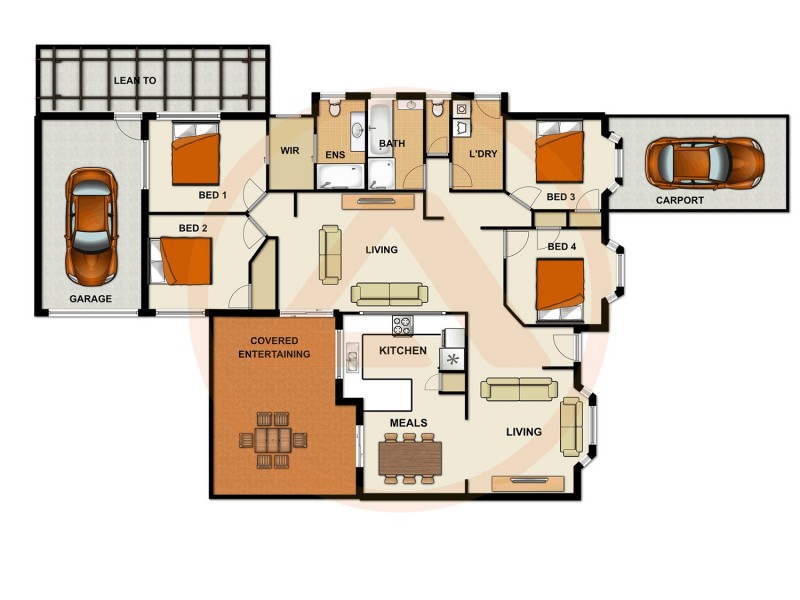 2 LUTEA CLOSE, Regents Park QLD 4118 Floorplan