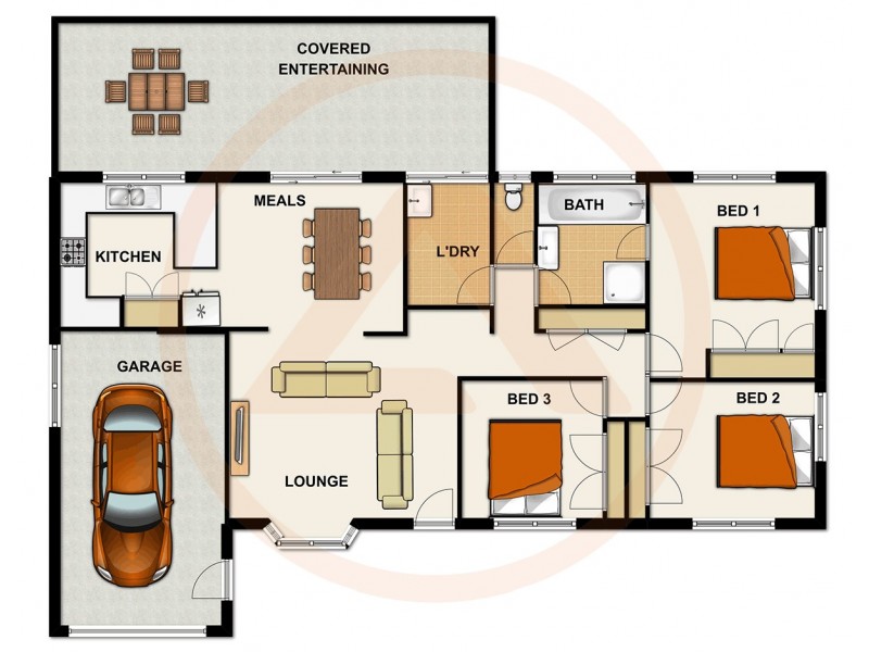 77 BUSHLAND DRIVE, Regents Park QLD 4118 Floorplan