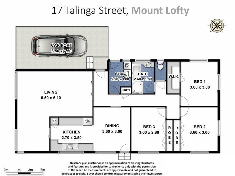 17 Talinga st, Mount Lofty QLD 4350 Floorplan
