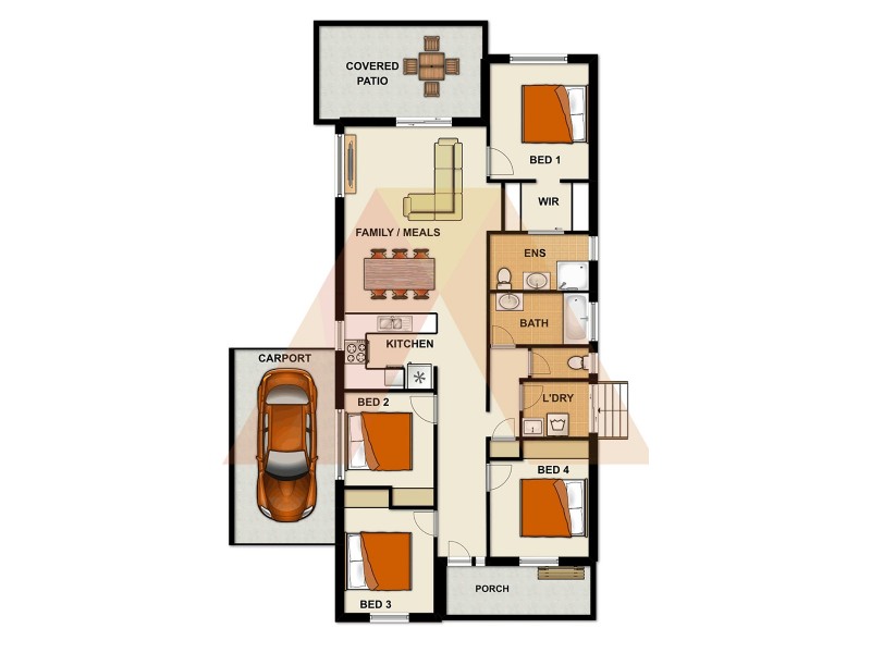 38 Gippsland Circuit, Forest Lake QLD 4078 Floorplan