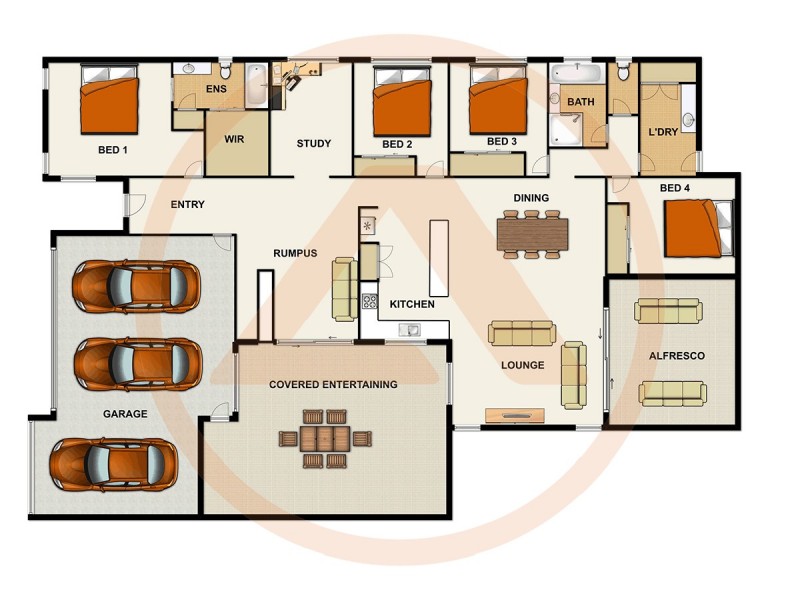 14 Brush Box Place, Heathwood QLD 4110 Floorplan