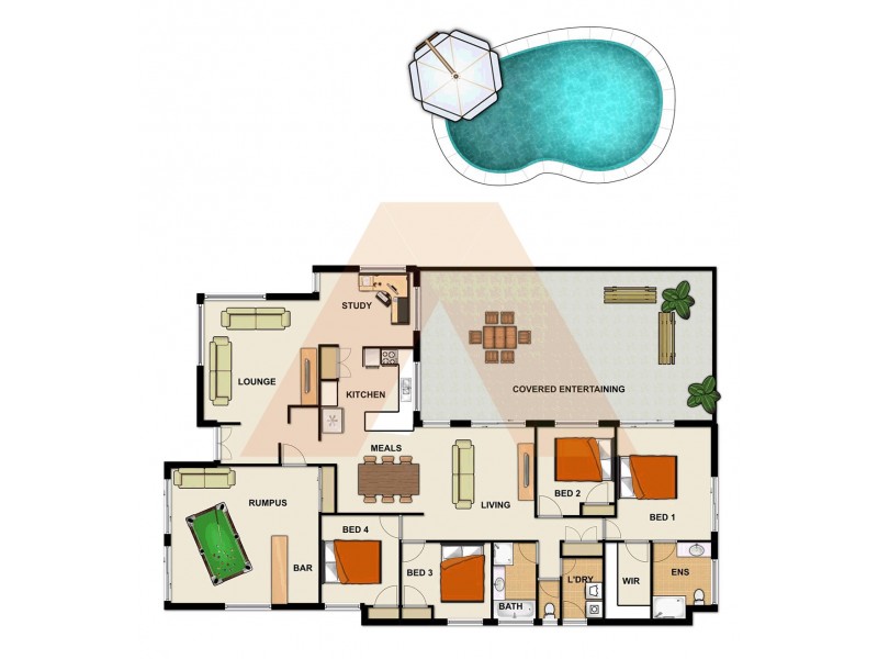 190-204 Mundoolun Road, Jimboomba QLD 4280 Floorplan