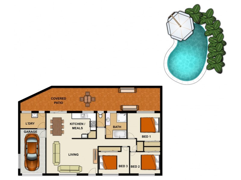 6 Hargrill Court, Boronia Heights QLD 4124 Floorplan