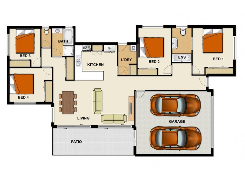 9 Cedarwood St, Berrinba QLD 4117 Floorplan