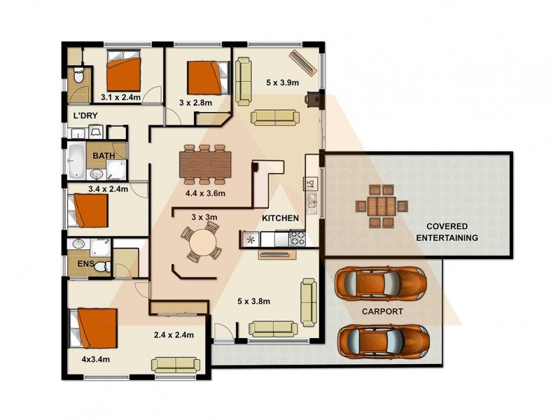 43-47 Orion Road, Cedar Vale QLD 4285 Floorplan