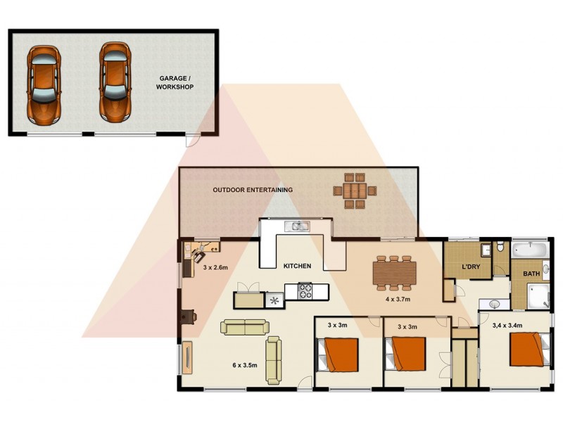 80-84 Bamboo Drive, Cedar Vale QLD 4285 Floorplan