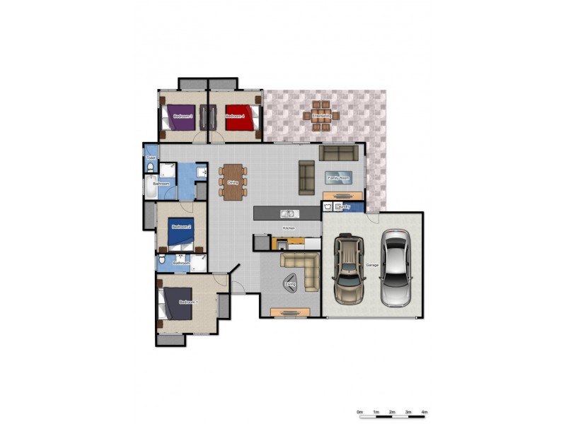 3 Beaufort Ct, Calamvale QLD 4116 Floorplan