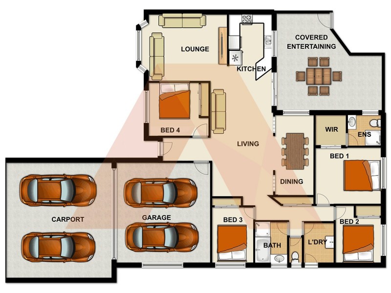 14 PINNACLE CLOSE, Regents Park QLD 4118 Floorplan