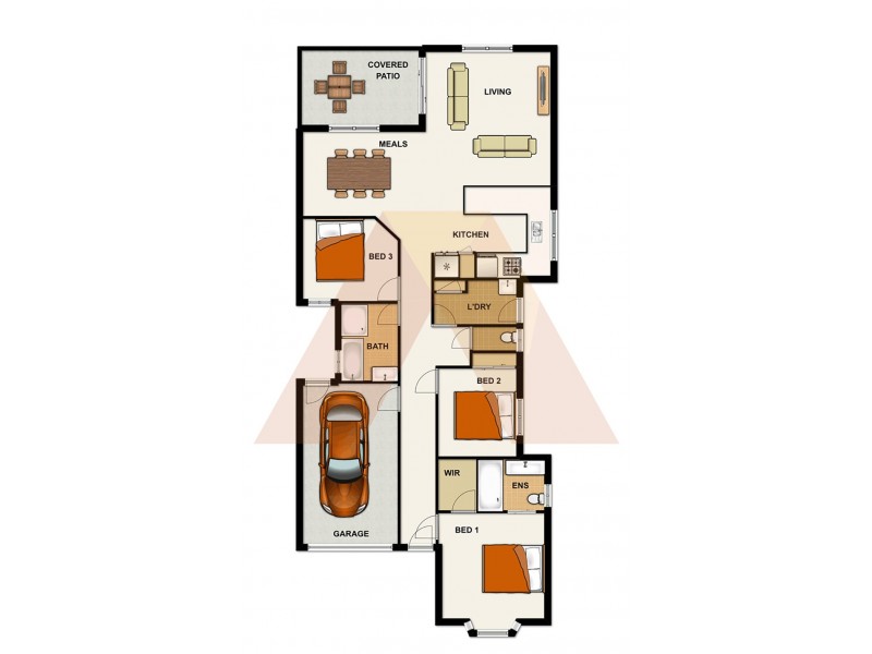 129 Centennial Way, Forest Lake QLD 4078 Floorplan