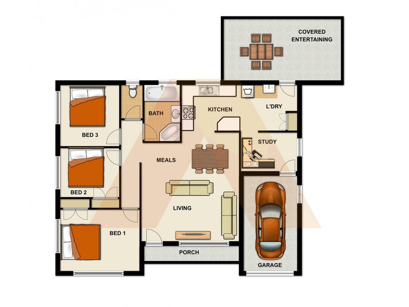 18 Melwood Street, Eagleby QLD 4207 Floorplan