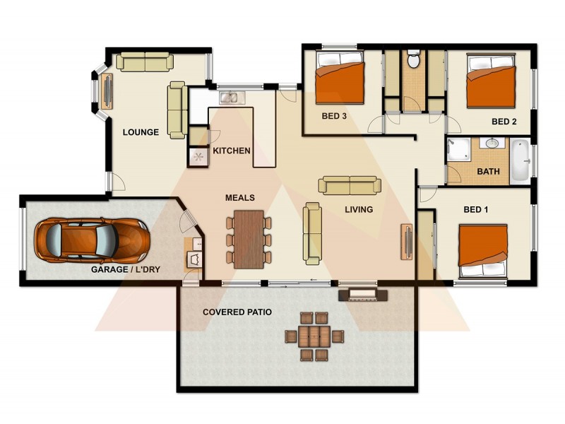 2 Maidenhair Court, Forest Lake QLD 4078 Floorplan