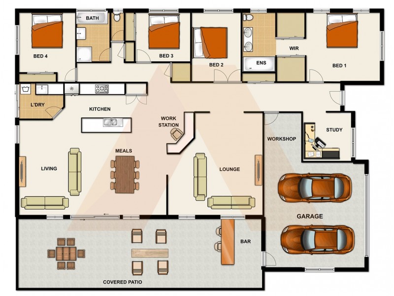 40 Creekside Crescent, Jimboomba QLD 4280 Floorplan