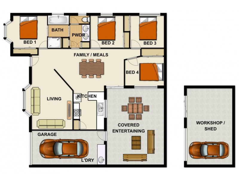 21 Park Close, Hillcrest QLD 4118 Floorplan