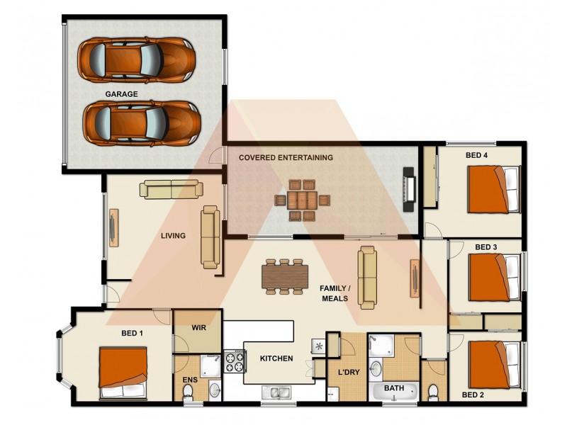 1 KALBARRI RISE, Regents Park QLD 4118 Floorplan