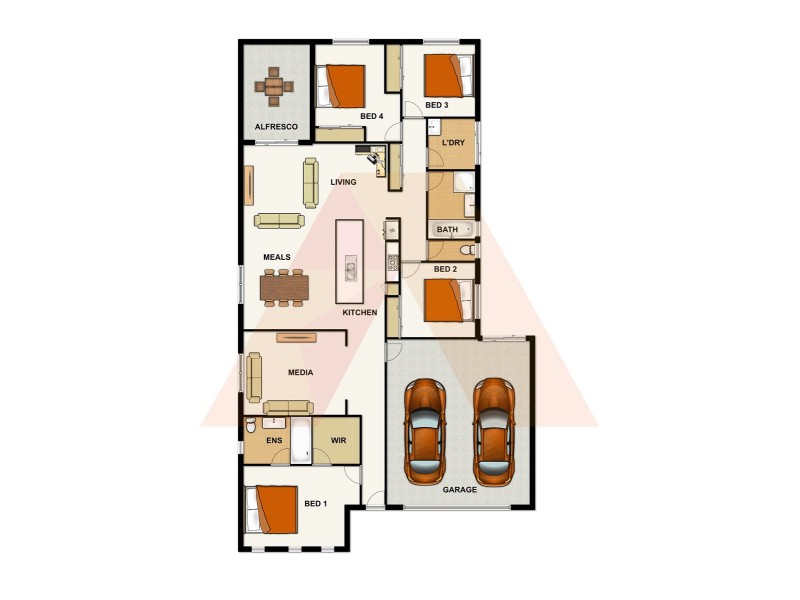 8 Lachlan Lane, Hillcrest QLD 4118 Floorplan