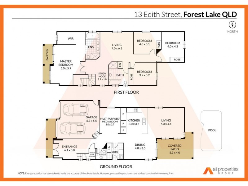 13 Edith Street, Forest Lake QLD 4078 Floorplan