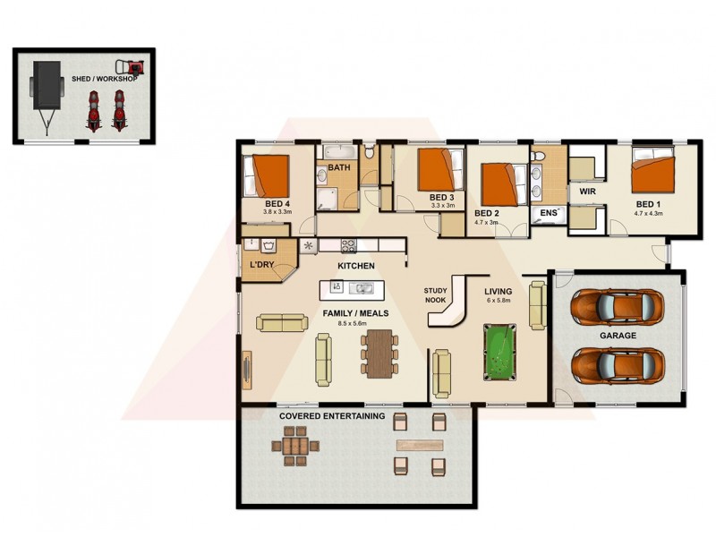 6 Highwood Court, Jimboomba QLD 4280 Floorplan