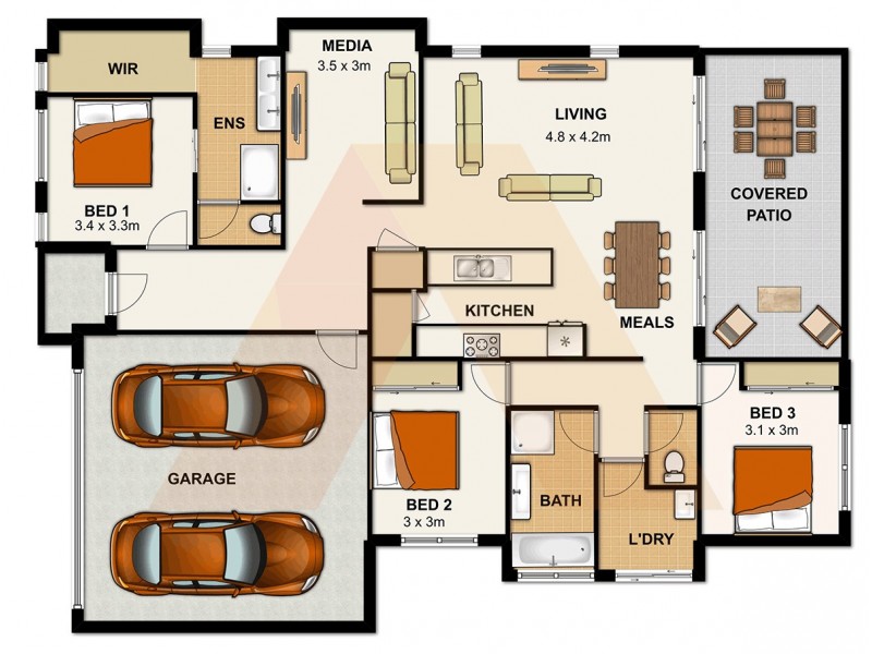 74 Reserve Drive, Jimboomba QLD 4280 Floorplan