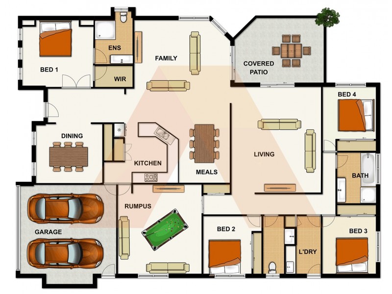 5 CORNELL CLOSE, Regents Park QLD 4118 Floorplan