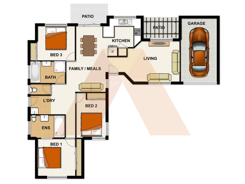 12 Lyndon Court, Boronia Heights QLD 4124 Floorplan