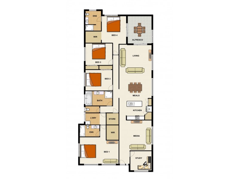 4 Tea Tree Street, Heathwood QLD 4110 Floorplan