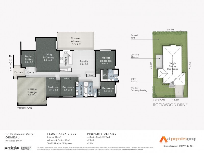 17 Rockwood Drive, Ormeau QLD 4208 Floorplan