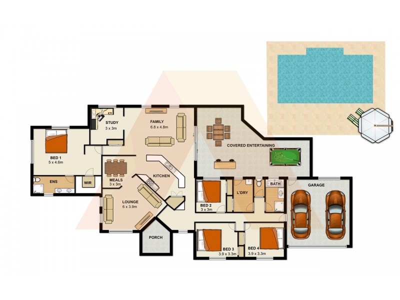 4-8 Sweet Myrtle Court, Jimboomba QLD 4280 Floorplan