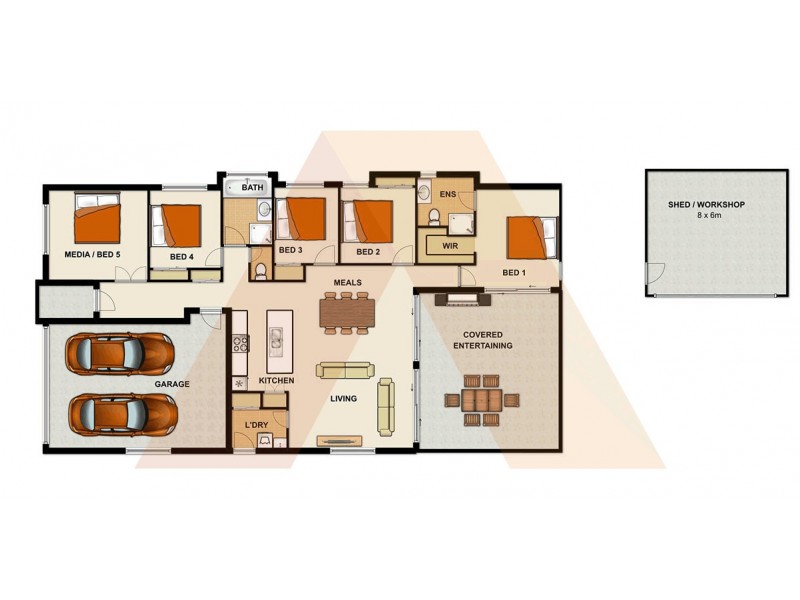 11 Domatia Street, Heathwood QLD 4110 Floorplan