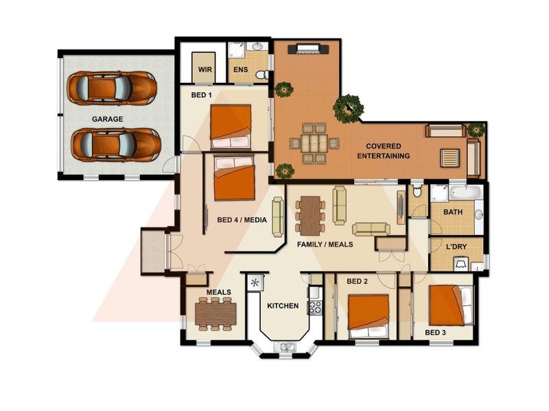 14 Barrier Place, Forest Lake QLD 4078 Floorplan