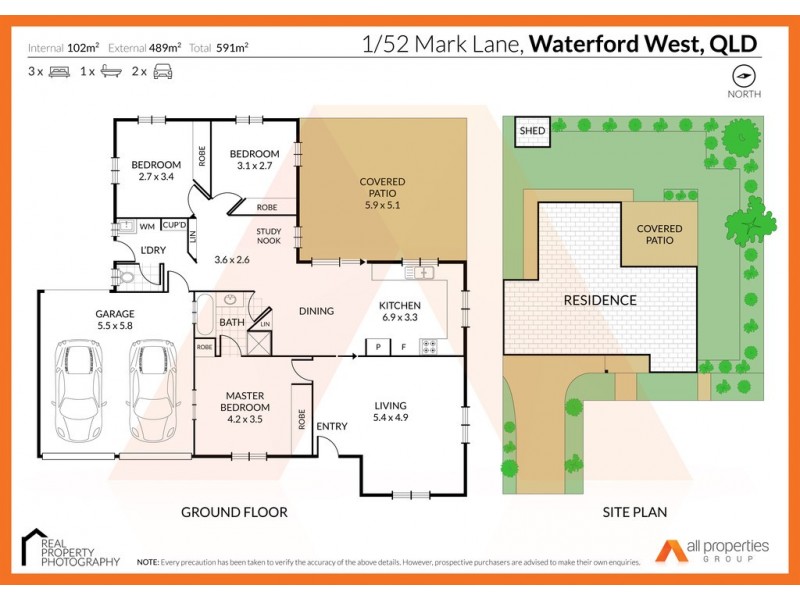 1/52 Mark Lane, Waterford West QLD 4133 Floorplan