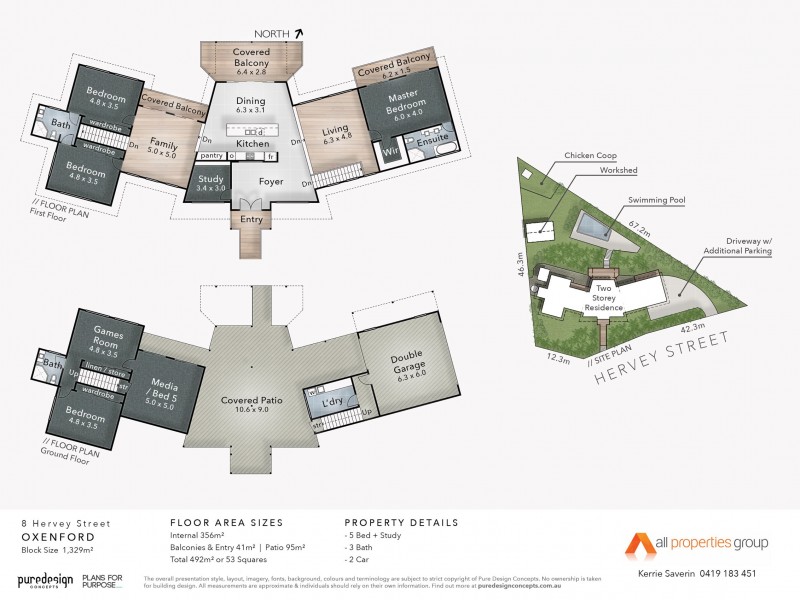 8 Hervey Street, Oxenford QLD 4210 Floorplan