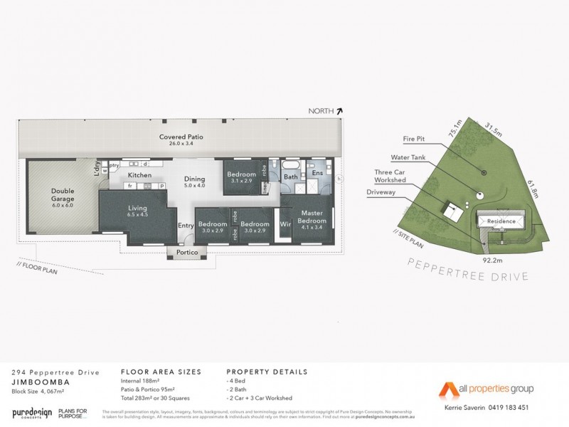 294 Peppertree Drive, Jimboomba QLD 4280 Floorplan