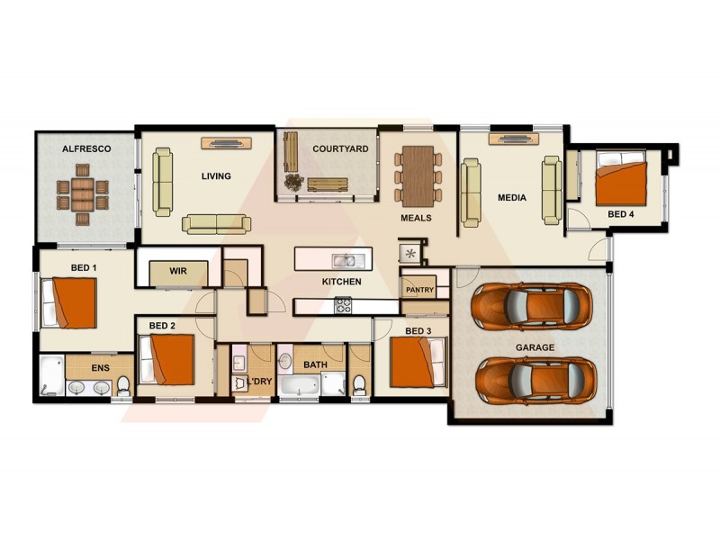 69 Invergarry Circuit, Heathwood QLD 4110 Floorplan