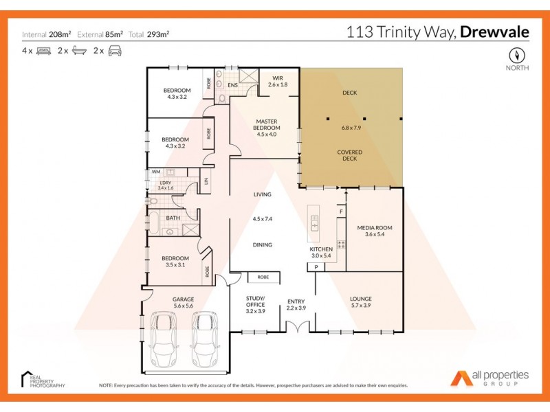 113 Trinity Way, Drewvale QLD 4116 Floorplan