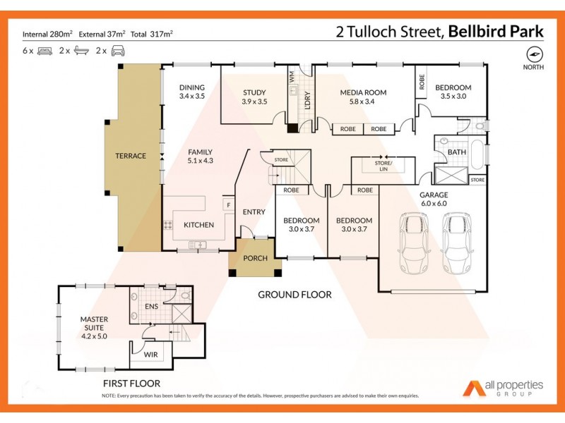2 Tulloch Street, Bellbird Park QLD 4300 Floorplan