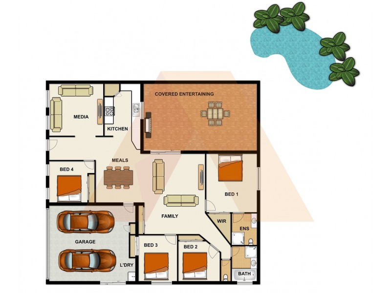 6 CORNELL CLOSE, Regents Park QLD 4118 Floorplan